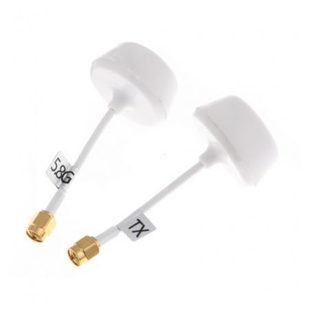 5.8G Mushroom FPV Circular Polarized SMA Antenna Set for RC Quadcopter Multirotor Airplanes FPV