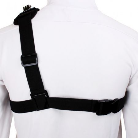 Single Shoulder Strap Mount Chest Harness Belt Adapter for GoPro Hero 1 2 3 3+ Camera