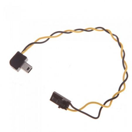 USB 90 Degree Connector to AV Video Output Cable FPV for Gopro Hero 3