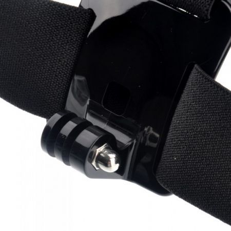 Elastic Adjustable Head Strap Belt Mount Adapter for Sport Camera GoPro HD HERO 1 2 3