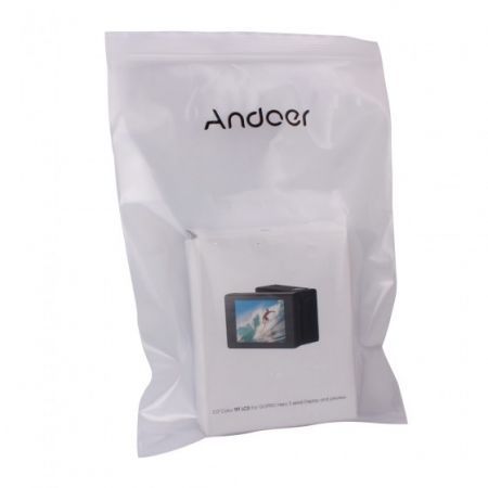 Andoer LCD Bacpac External Screen with Protective Rear Cover for Sport Camera Gopro Hero 3