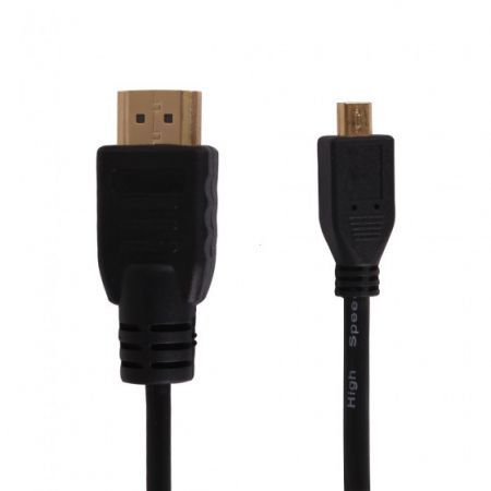 Andoer 1.5m/5ft Micro HDMI (D) to HDMI (A) HD TV Cable Male to Male for GoPro HD HERO 3 3+