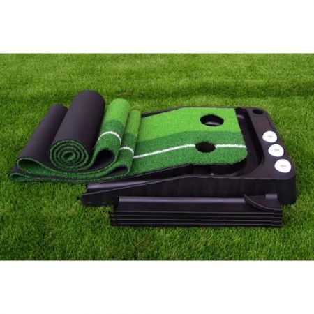 LUD Grass Turf Auto Ball Return Golf Putting Practice Mat