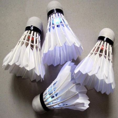 4PCS Colorful LED Shuttlecock Badminton