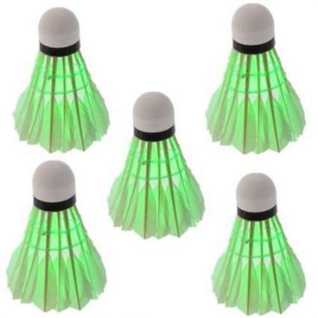 LUD 8PCS Colorful LED Shuttlecock Badminton