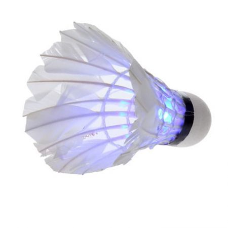 LUD 8PCS Colorful LED Shuttlecock Badminton