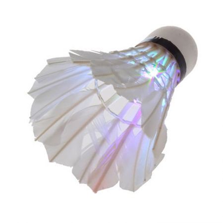 LUD 8PCS Colorful LED Shuttlecock Badminton