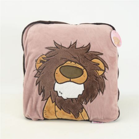 Cute Cartoon Tiger Plush Cushion Pillow Folding Quilt Blanket for Home Office Tiger