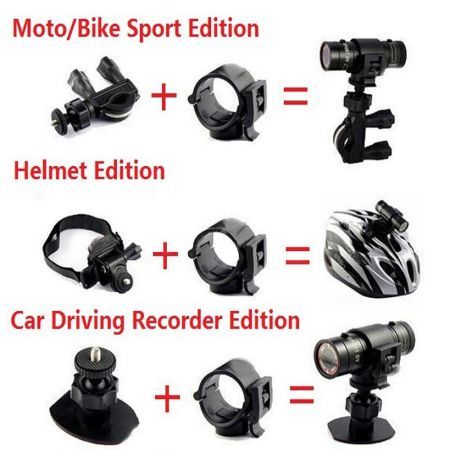 5MP HD 1080P H.264 Waterproof Sports DV Camera Camcorder Car DVR Outdoor Bike Helmet