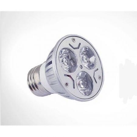 3W E27 LED Light Lamp Bulb Spotlight Warm White