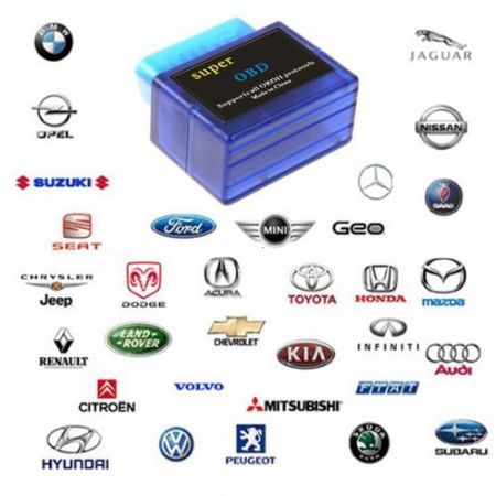 1.5 Super Mini ELM327 Bluetooth OBD2 OBD-II CAN-BUS Diagnostic Scanner Tool