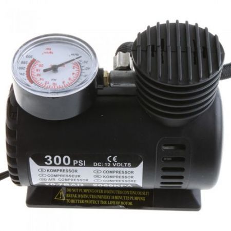 LUD Portable Car/Auto 12V Electric Air Compressor/Tire Inflator 300PSI