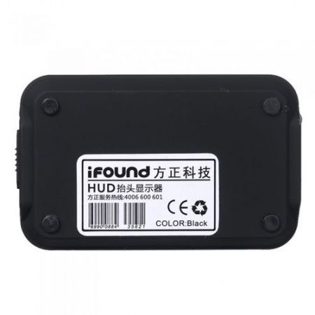 ifound Updated 2nd Gen Car HUD Vehicle-mounted Head Up Display System OBD ?? Universal Overspeed Warning