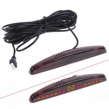 New Car LED Parking Reverse Backup Radar System + 4 Sensor