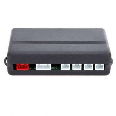 Car LED Parking Reverse Backup Radar System with Backlight Display + 4 Sensors Red