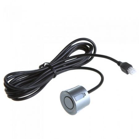 Car LED Parking Reverse Backup Radar System with Backlight Display + 4 Sensors Grey