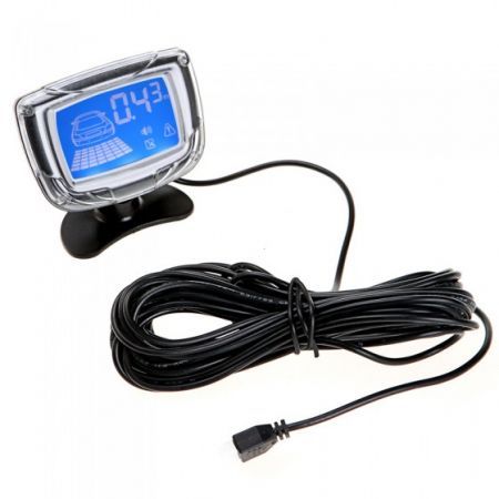 Blue LCD Car Parking Reverse Backup Radar with 4 Sensors