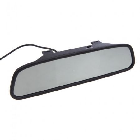 12V 4 Parking Sensors 4.3" TFT LCD Display Camera Video Car Rearview Mirror Reverse Radar System