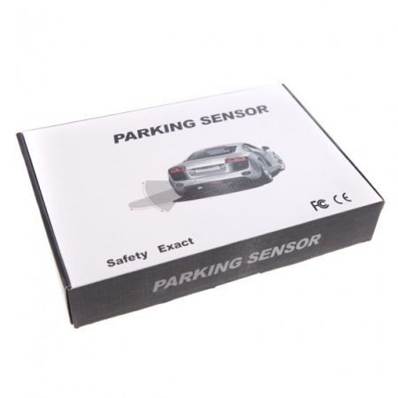 12V 4 Parking Sensors 4.3" TFT LCD Display Camera Video Car Rearview Mirror Reverse Radar System