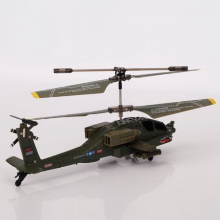 Syma S109G Apache Mini 3.5CH RC Helicopter with Gyro - Army Green