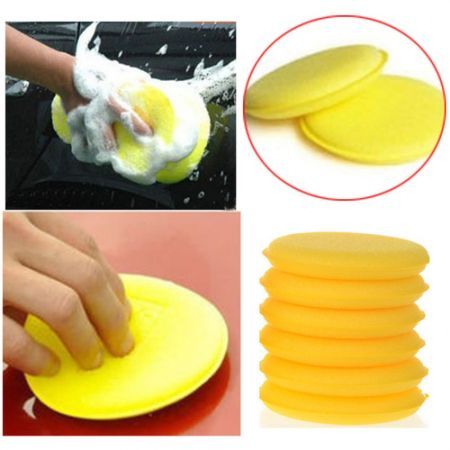 LUD 12pcs Polish Wax Foam Sponge Applicator Pads For Clean Car Vehicle Glass