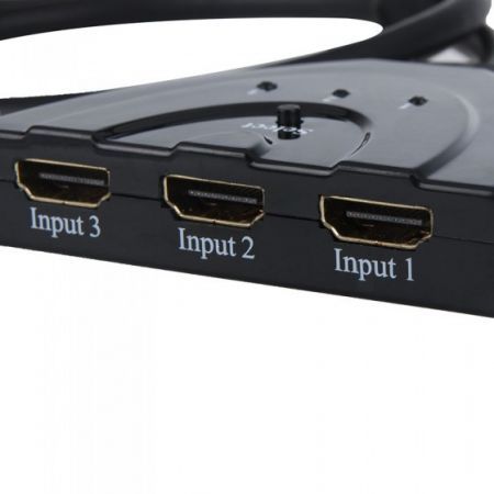 HDMI Splitter 0.5m 3 HDMI Input to 1 HDMI Output Auto Switch Cable