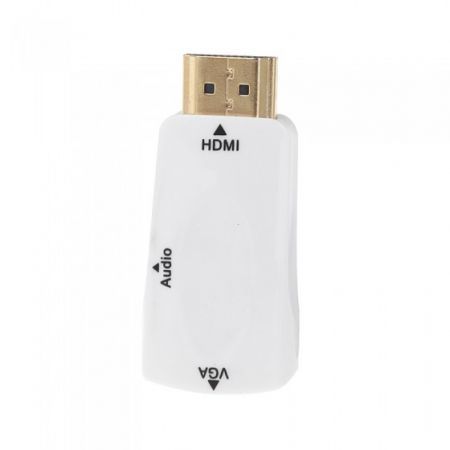 1080P HDMI Male to VGA Female Adapter Video Converter with Audio Output