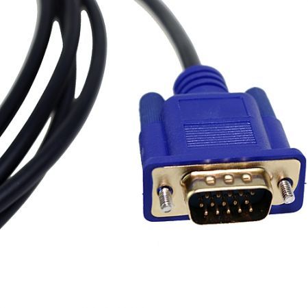 Black HDMI Gold Male to VGA HD-15 Cable 6ft 1.8M