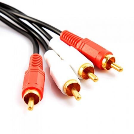 3m/10ft 2-RCA Male to 2-RCA Male Dual Stereo AV Audio Video Cable Cord