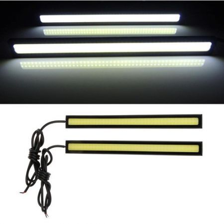 2pcs 17cm Car LED DRL Daylight Super Kit 12V Head Lamp Daytime Running White light