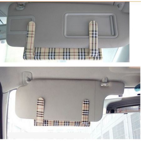 Car Sun Visor Tissue Box Auto Accessories Holder Paper Napkin Clip