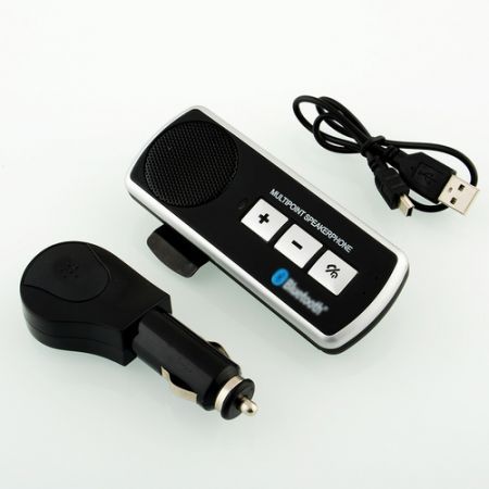 LUD Premium Bluetooth Car kit Handsfree Speaker Headphone For Universal Mobile Phone