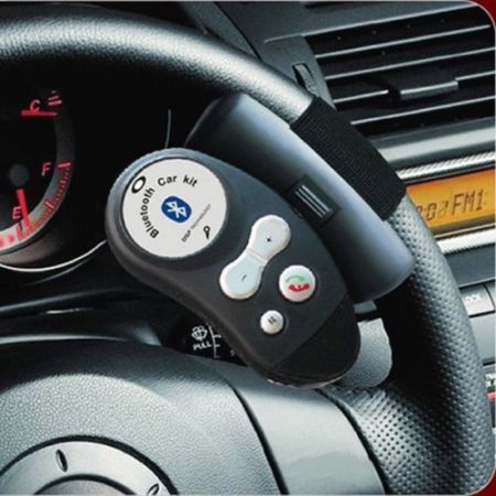 Car Steering Wheel Handsfree Bluetooth+EDR Mp3 Player Speaker Kit For Phone