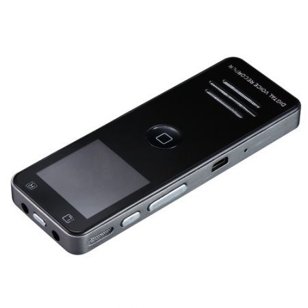 K5 Professional High-definition Digital Voice Recorder Dictaphone with LED Screen and Mp3 Player Function - Black (8GB)