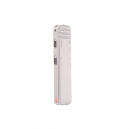 806 1.3" LCD Digital Voice Recorder w/ Built-in Speaker - White (4GB)