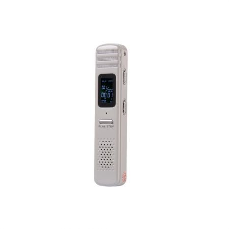 806 1.3" LCD Digital Voice Recorder w/ Built-in Speaker - White (4GB)