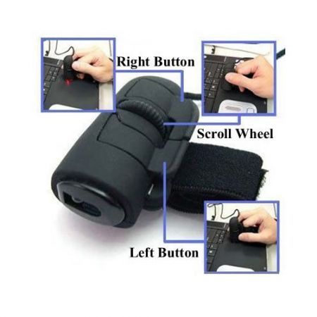 3D USB Finger Mouse Optical Laptop Notebook PC 1200DPI