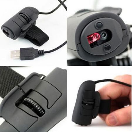 3D USB Finger Mouse Optical Laptop Notebook PC 1200DPI