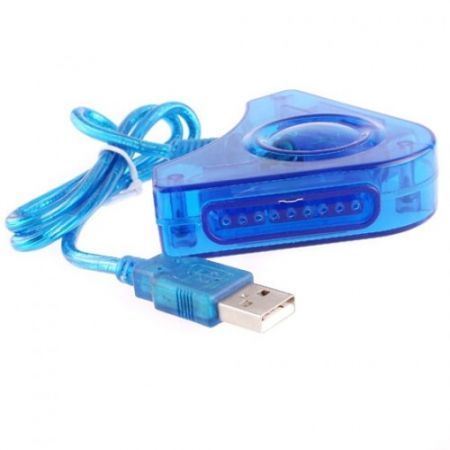 USB TO PC Game Controller Adapter Converter For PS2