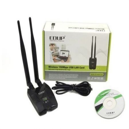 EP-MS8515 Wireless 150 Mbps USB Network LAN Card Adapter w/ Two 6dbi Antennas