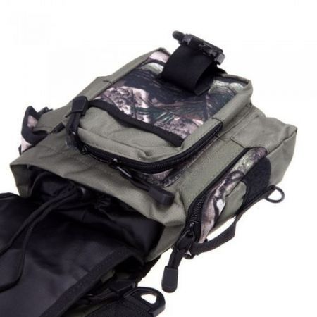 Multi-Purpose Fishing Tackle Bag Lure Leg Waist Pack Pole Package Messenger Bag Camouflage