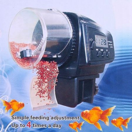 LUD Digital Automatic Aquarium Tank Fish Food Feeder Timer