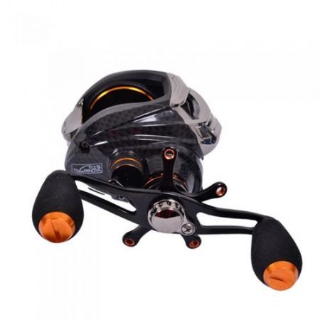 Trulinoya TS1200 14BB 6.3:1 Left Hand Bait Casting Fishing Reel 13Ball Bearings+One-way Clutch Black