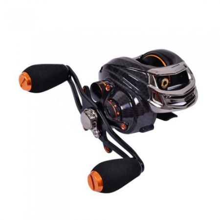 Trulinoya TS1200 14BB 6.3:1 Left Hand Bait Casting Fishing Reel 13Ball Bearings+One-way Clutch Black