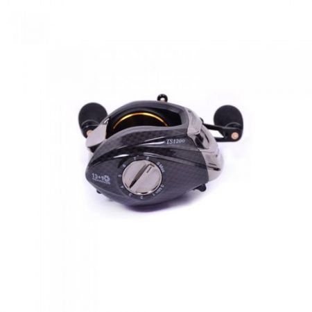 Trulinoya TS1200 14BB 6.3:1 Left Hand Bait Casting Fishing Reel 13Ball Bearings+One-way Clutch Black