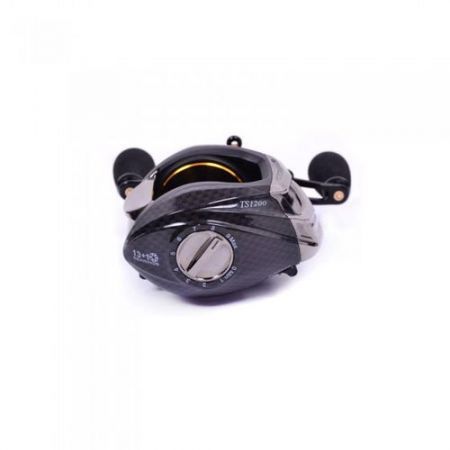 Trulinoya TS1200 14BB 6.3:1 Right Hand Bait Casting Fishing Reel 13Ball Bearings+One-way Clutch Black