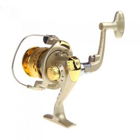 6BB Ball Bearings Left/Right Interchangeable Collapsible Handle Fishing Spinning Reel SG3000 5.1:1 Golden