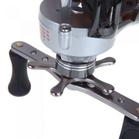 10BB 6.3:1 Left Hand Bait Casting Fishing Reel 9Ball Bearings + One-way Clutch High Speed