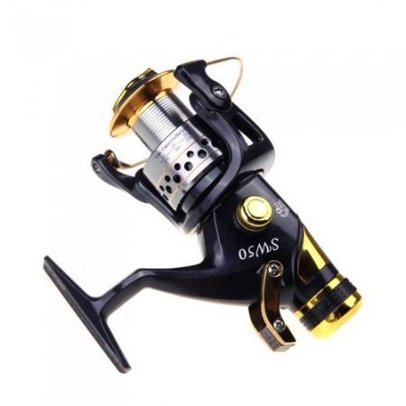 LUD 9+1BB Ball Bearings Left/Right Interchangeable Collapsible Handle Fishing Spinning Reel SW50 5.2:1