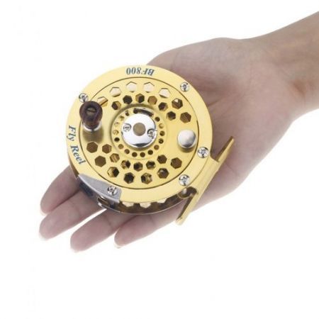 Full Metal Fly Fish Reel Former Ice Fishing Vessel Wheel BF800A 0.5mm/300m 1:1